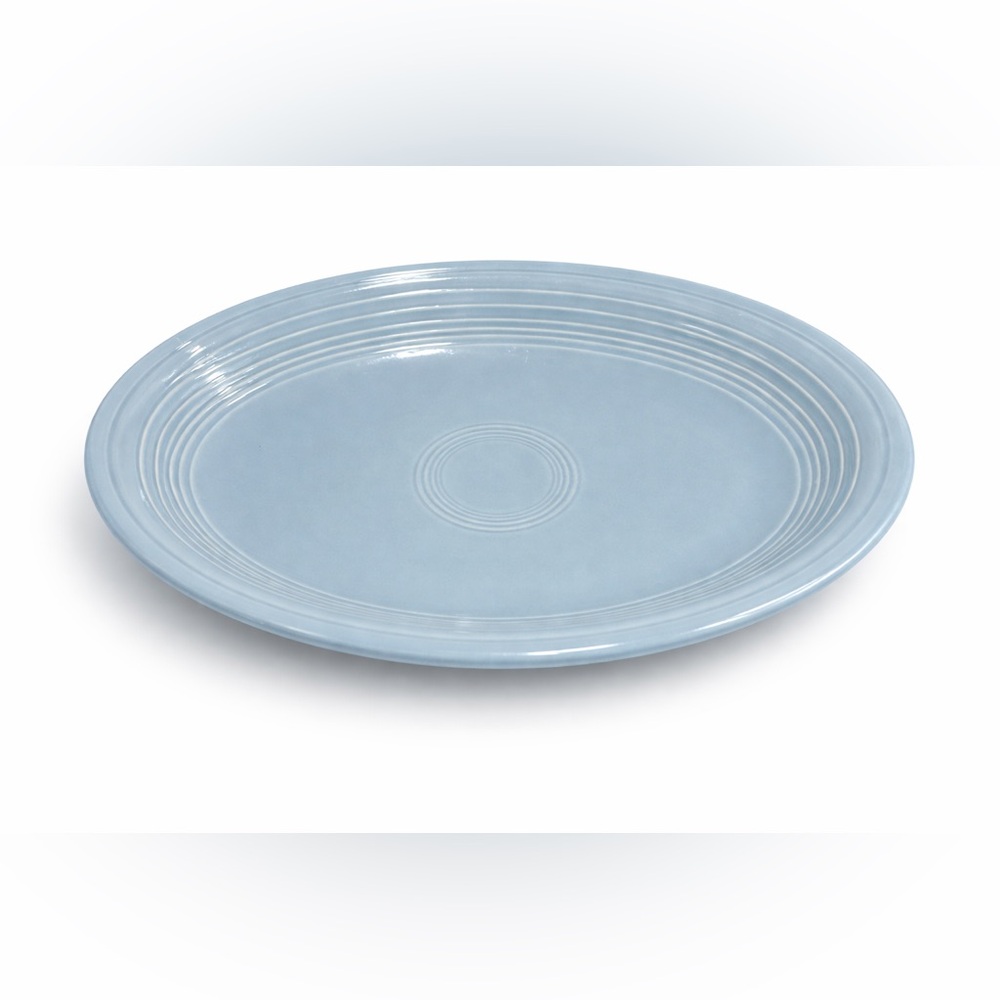 Fiestaware Blue Oval Ceramic Serving Plate